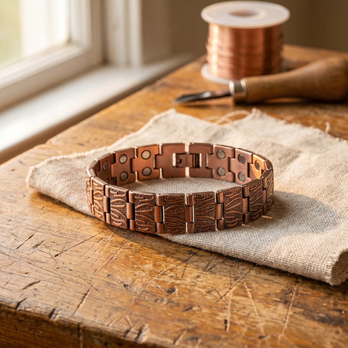 Grit | Bracelet en cuivre pour hommes