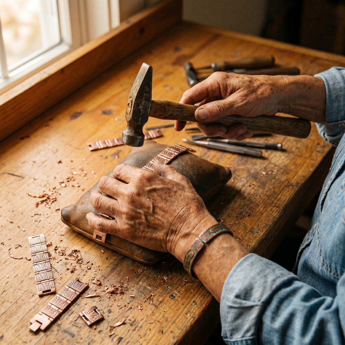 Grit | Bracelet en cuivre pour hommes