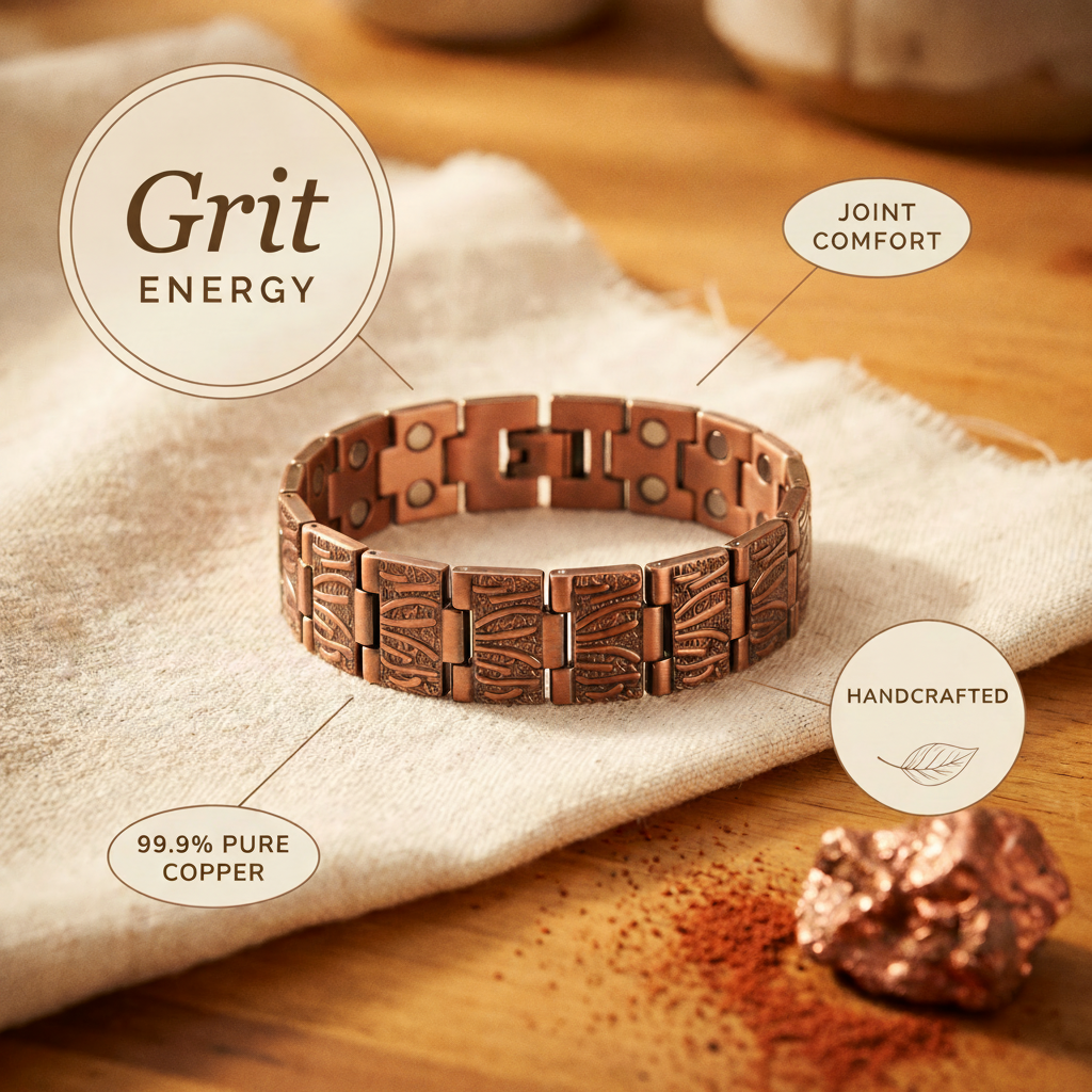 Grit | Bracelet en cuivre pour hommes