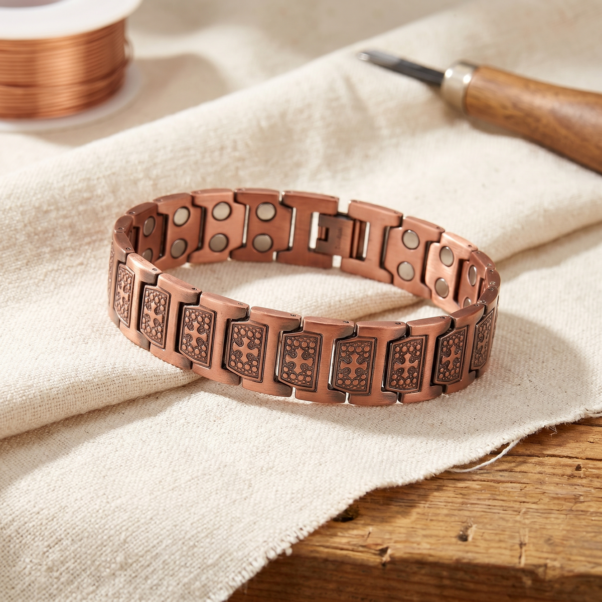 Gale | Bracelet en cuivre pour hommes