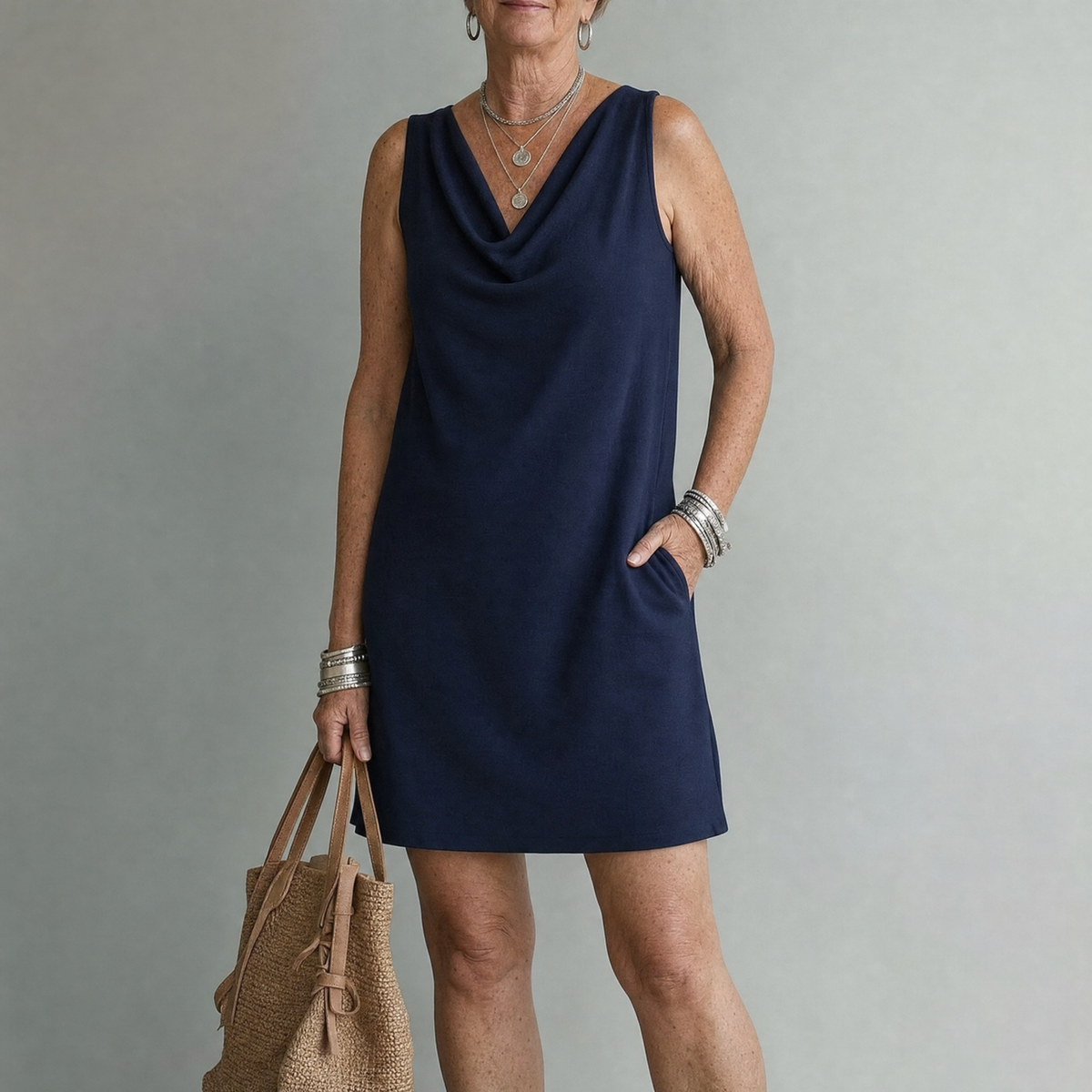 Haven | Robe courte élégante avec poches