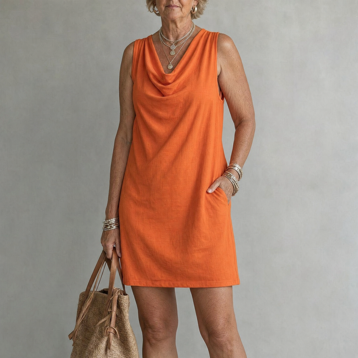 Haven | Robe courte élégante avec poches