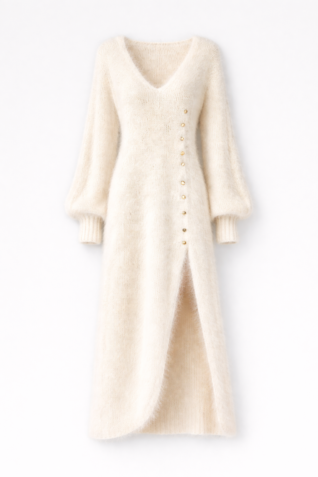 Lucie | Robe longue en tricot douillet