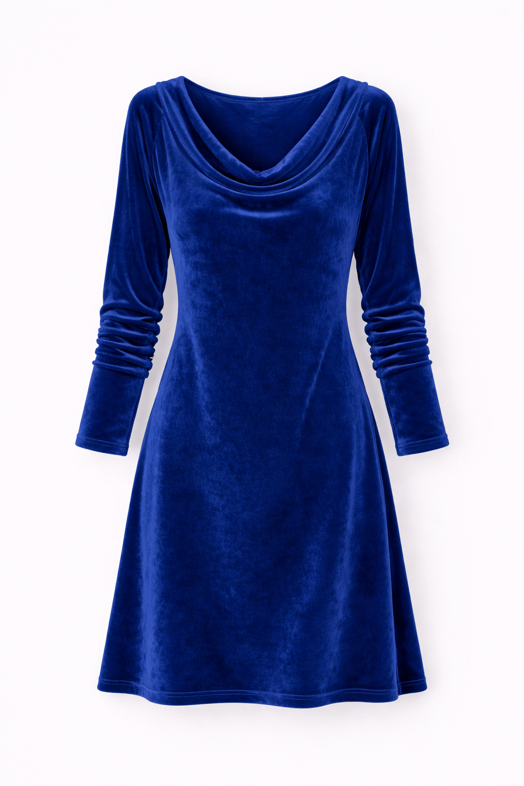 Solange | Robe drapée en velours