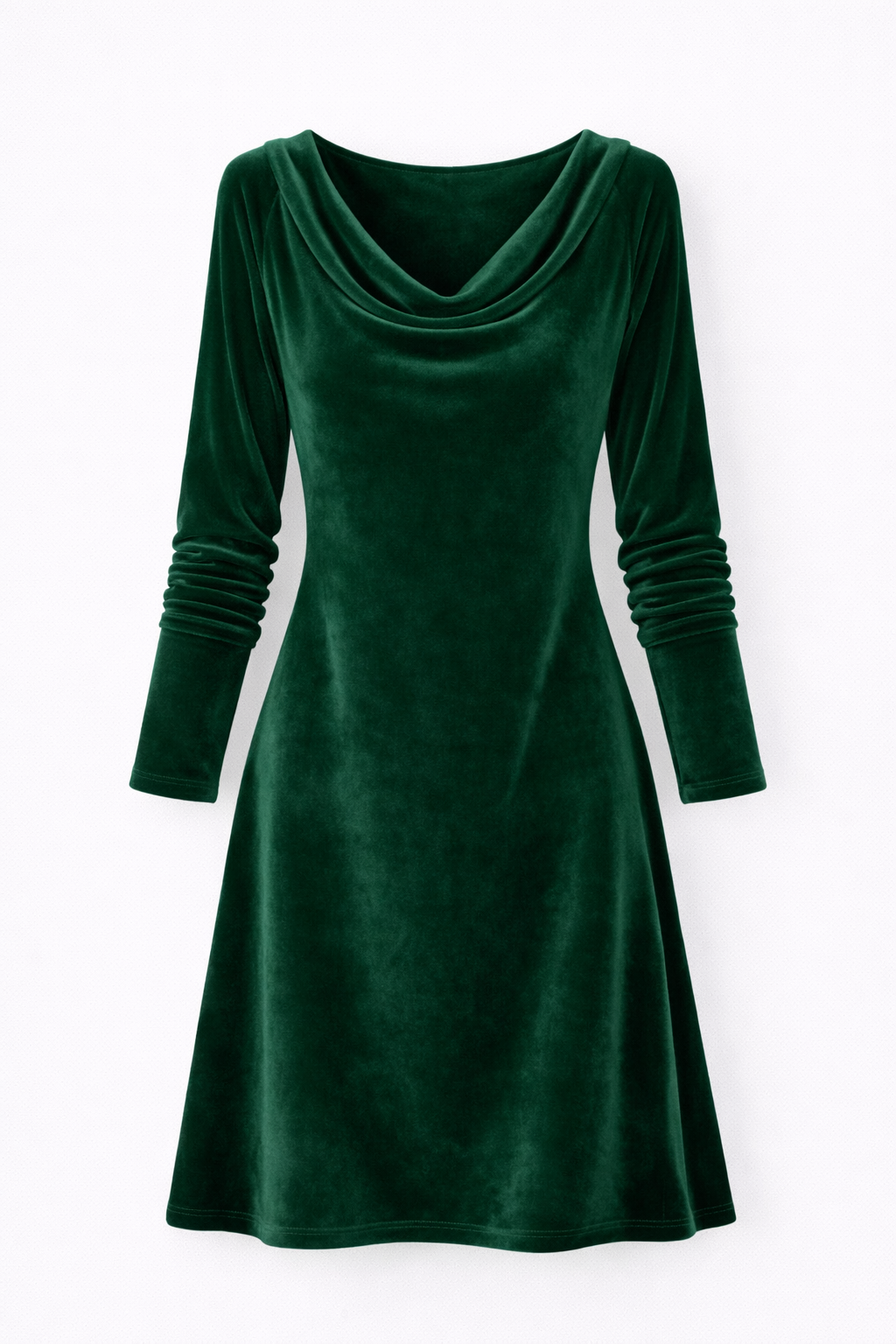 Solange | Robe drapée en velours