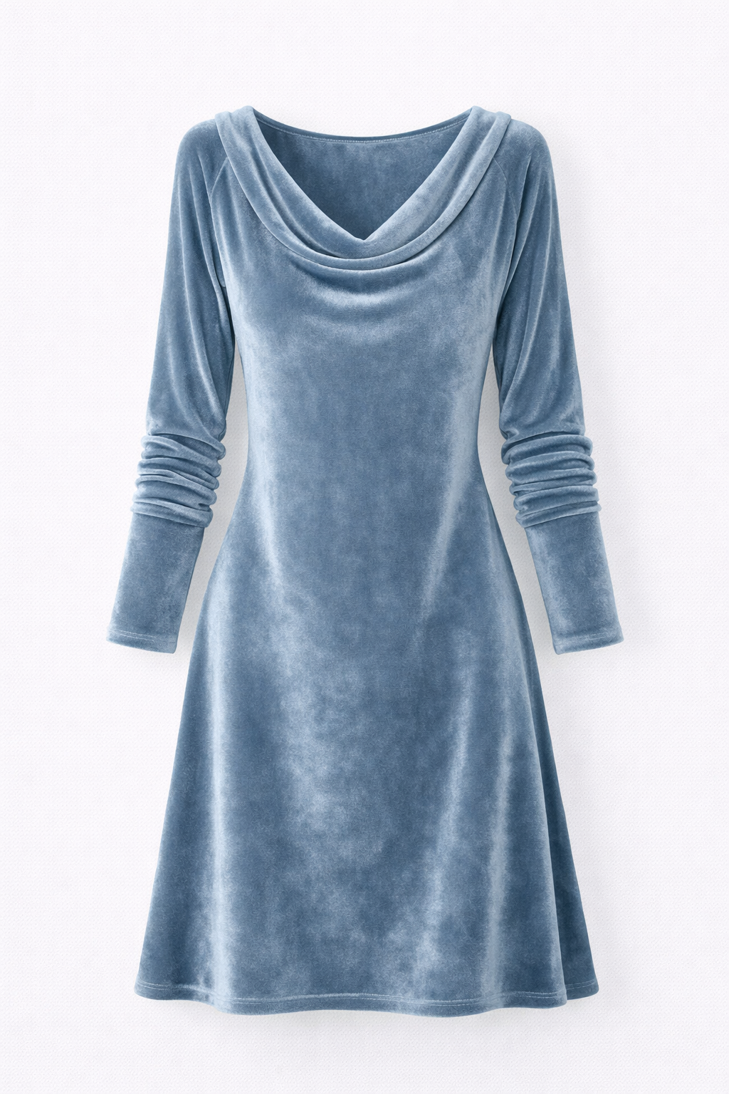 Solange | Robe drapée en velours