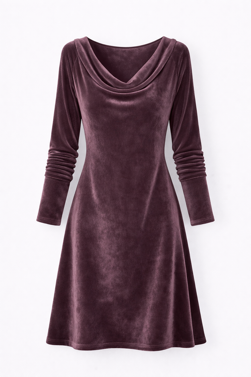 Solange | Robe drapée en velours