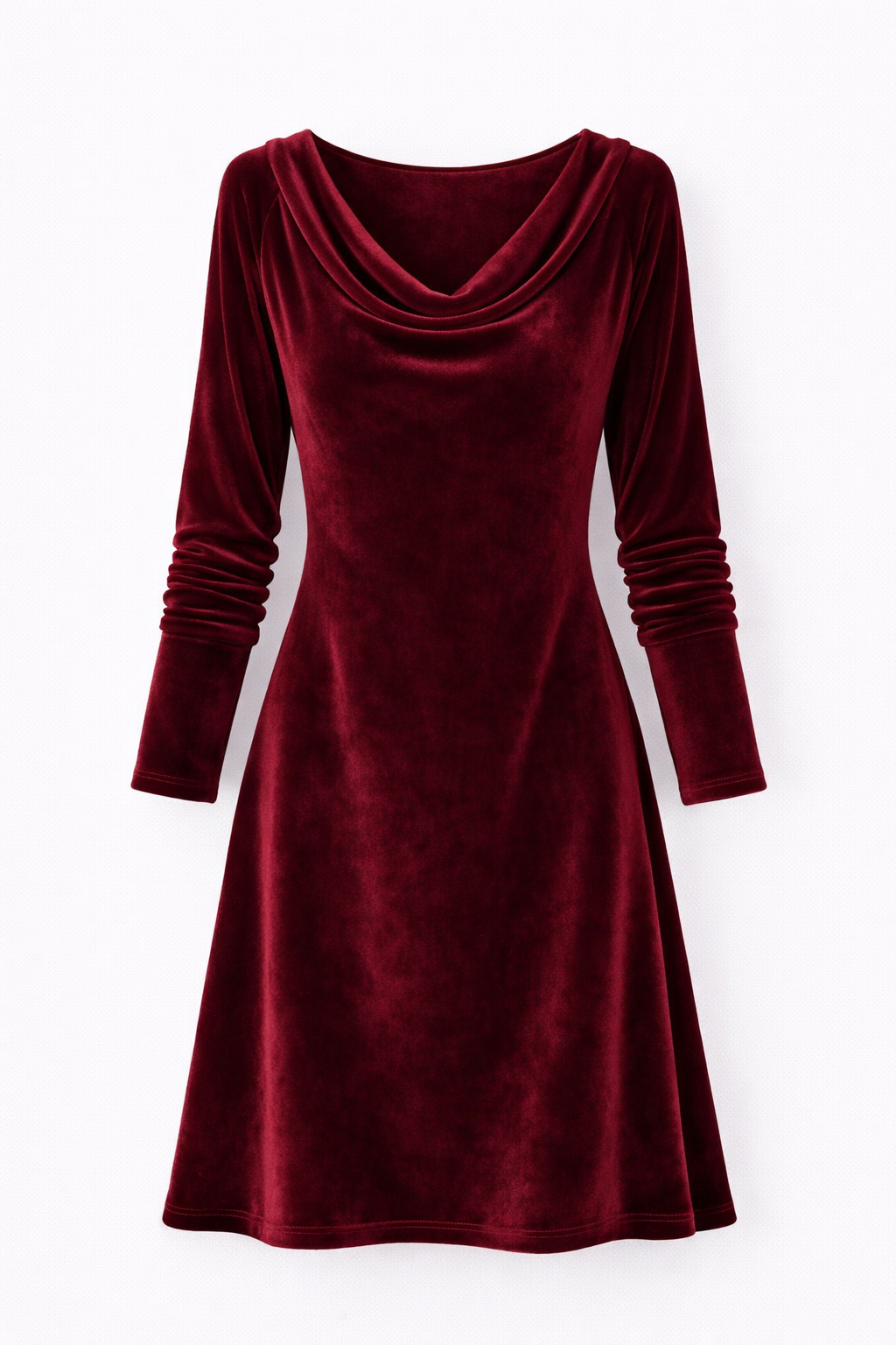 Solange | Robe drapée en velours
