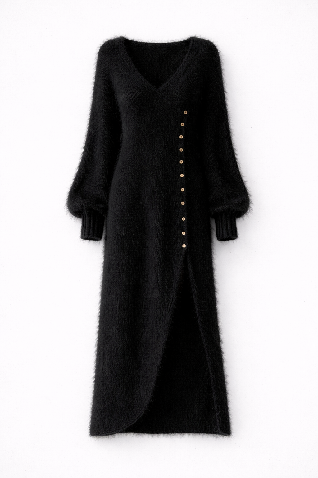 Lucie | Robe longue en tricot douillet