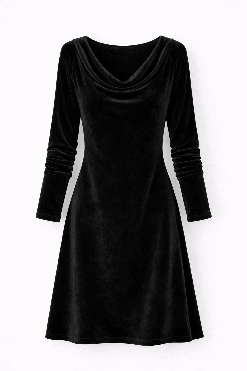 Solange | Robe drapée en velours