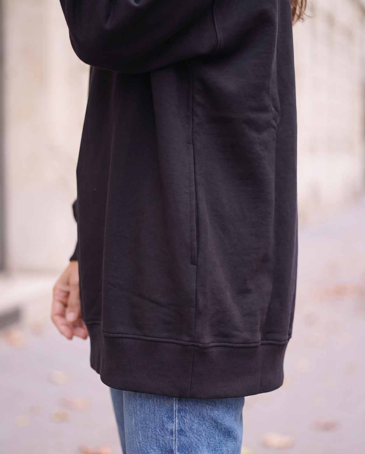 Kvinnors Oversized Sweatshirt med Mjuk Akrylblandning | Avslappnad Tröja för Vardagskomfort