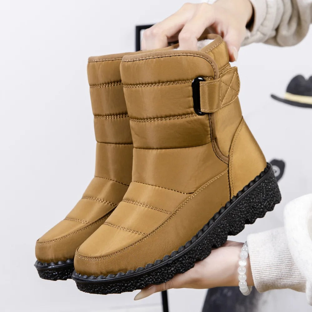 Bottines de neige pour femme | Chaudes et à semelle adhérente