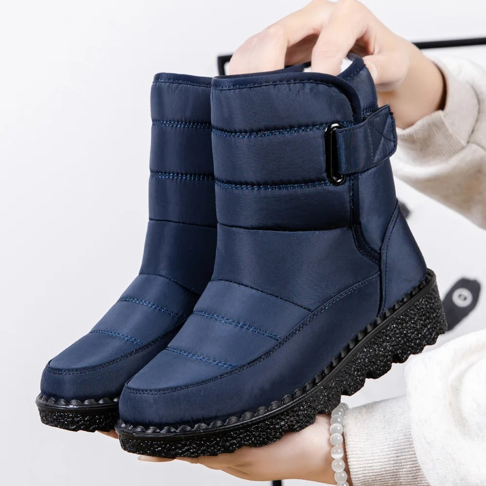 Bottines de neige pour femme | Chaudes et à semelle adhérente