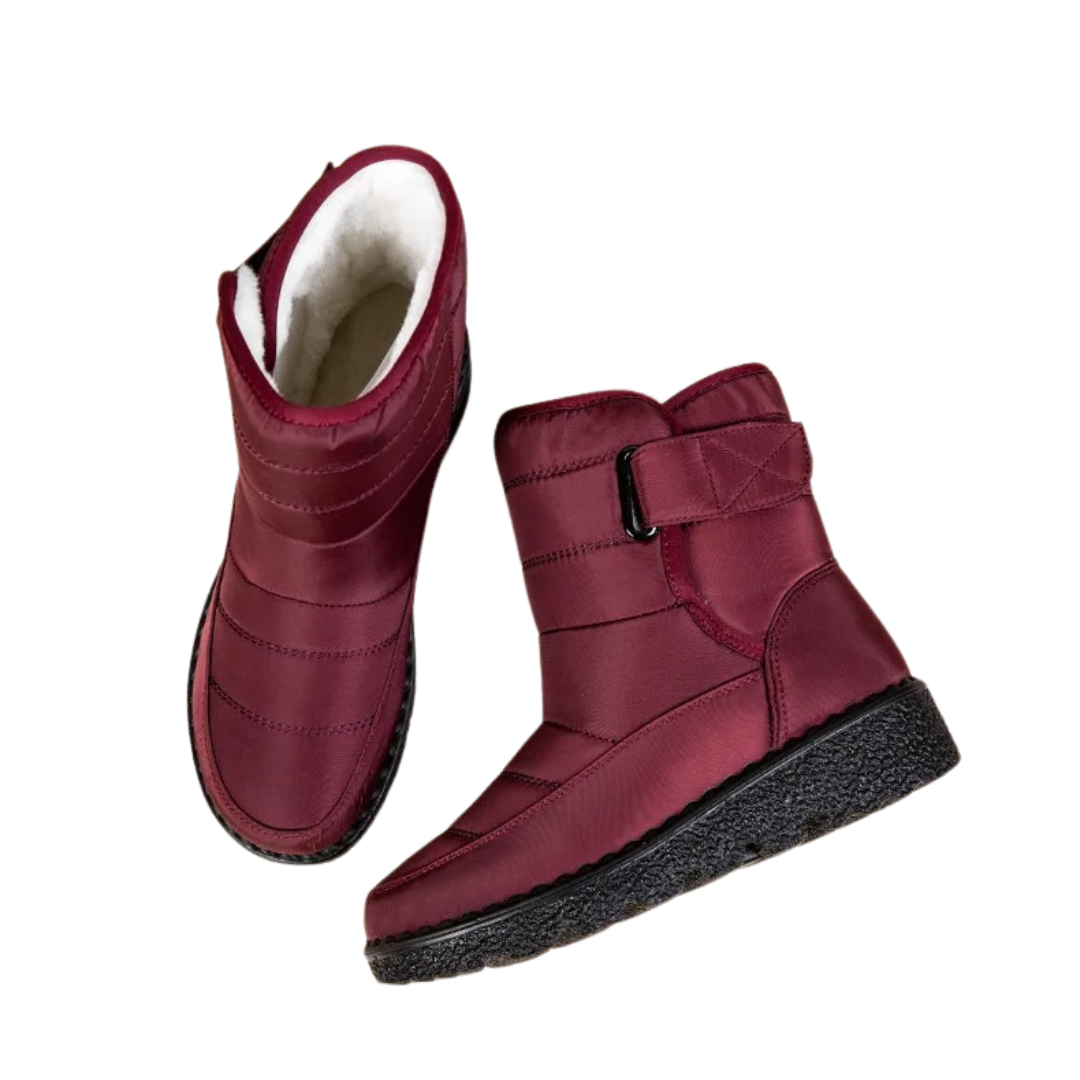 Bottines de neige pour femme | Chaudes et à semelle adhérente
