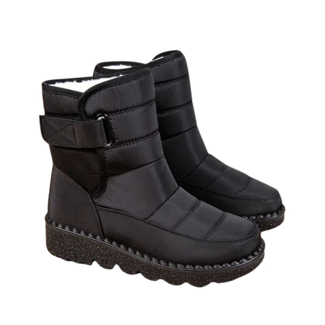 Bottines de neige pour femme | Chaudes et à semelle adhérente